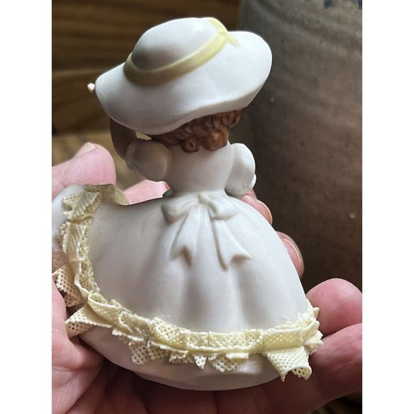 Kelvin 1963 Month Of June Bloomer Girl Figurine Signed 4” Delightful - Picture 5 of 9